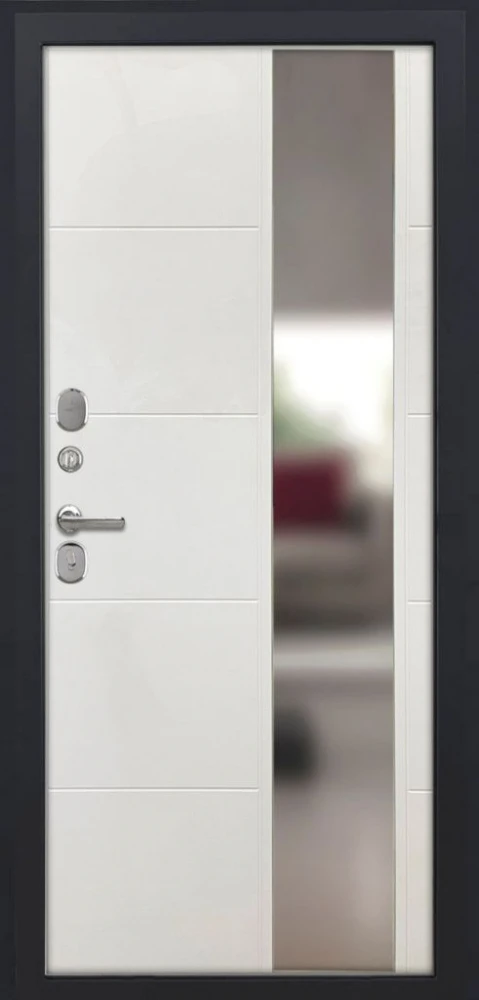 Входная дверь ДвериПРО Rosna ФЛЗ-649 капучино (зеркало) DPRO204683 внутренняя сторона