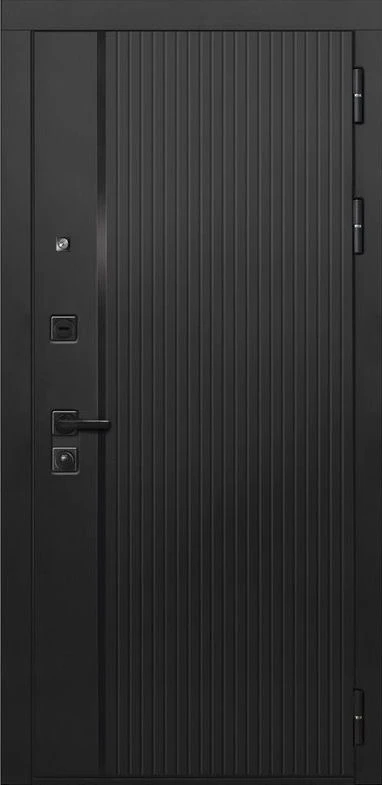 Входная дверь ДвериПРО Л-45 ФЛ-790 Веллуто гриджио DPRO222525 внешняя сторона