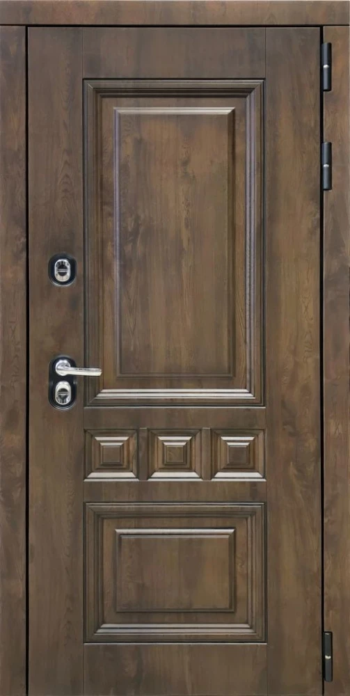 Входная дверь ДвериПРО Аура ФЛ-609 (L-52, 10мм, белый матовый) DPRO201056 внешняя сторона