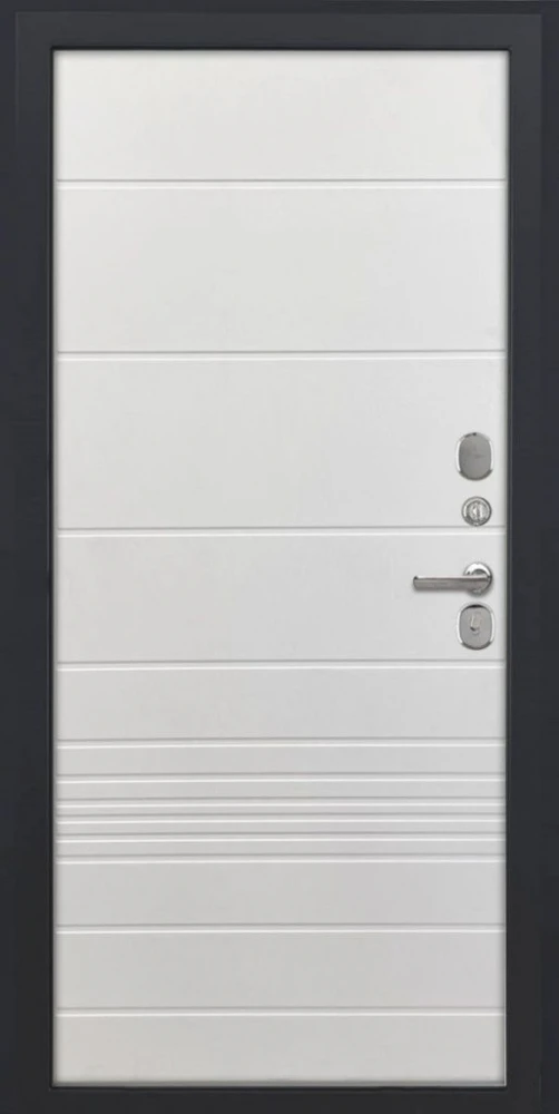 Входная дверь ДвериПРО Модель L-49 ФЛ-700 (10мм, ясень белый) DPRO200238 внутренняя сторона