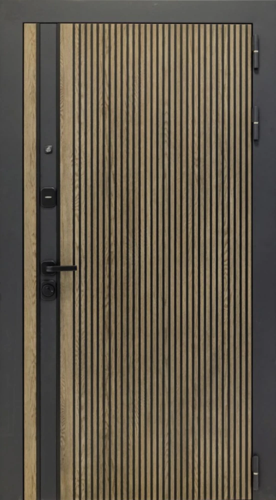 Входная дверь ДвериПРО Rosna СБ-3 листв. бел. (21 беленый дуб) DPRO201413 внешняя сторона