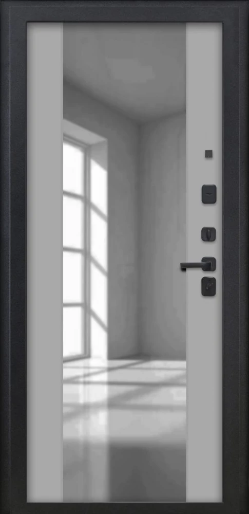 Входная дверь ДвериПРО Термо медный антик ФЛЗ-1 Шарли светлый DPRO222739 внутренняя сторона