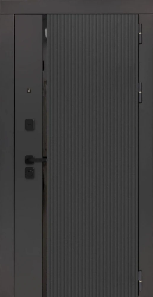 Входная дверь ДвериПРО Модель 3КЛ-1009 гладкая Шарли Светлый DPRO232860 внешняя сторона