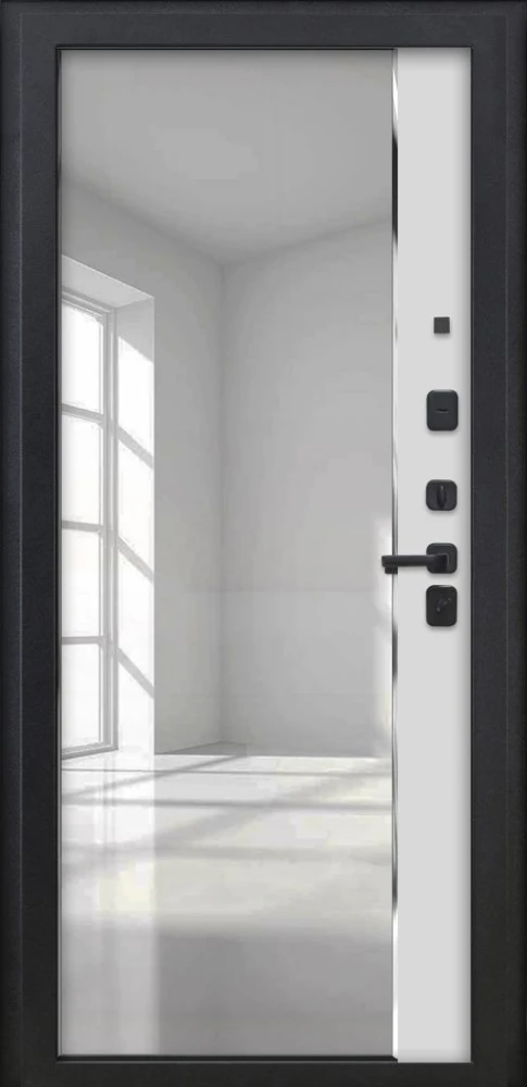 Входная дверь ДвериПРО Элфи ФЛЗ-618 Белый матовый DPRO227963 внутренняя сторона