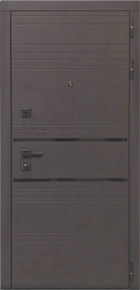 Входная дверь ДвериПРО L-43 ФЛ-609 (L-52, 10мм, белый матовый) DPRO200203 внешняя сторона